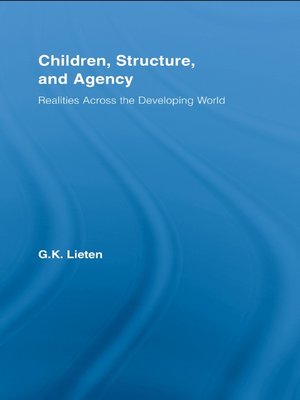 cover image of Children, Structure and Agency